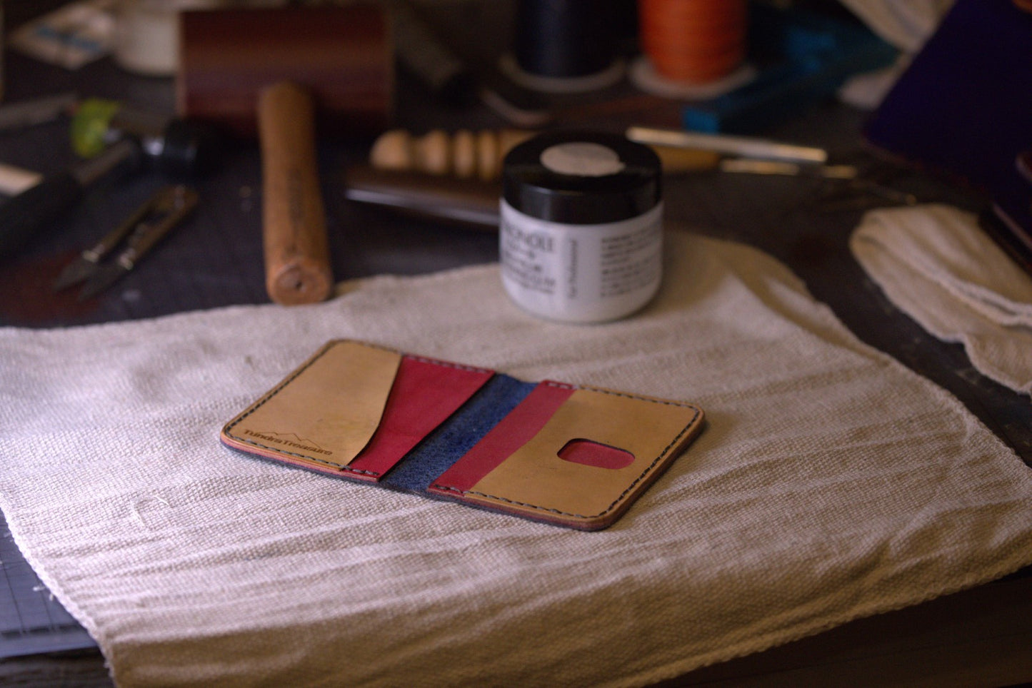 Elementary Joy - Handmade Leather Bifold Wallet