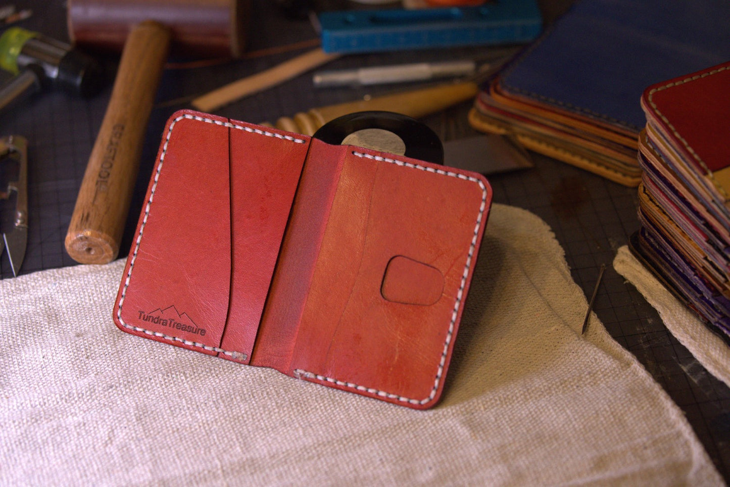 Kangaroo Blood - Handmade Leather Bifold Wallet