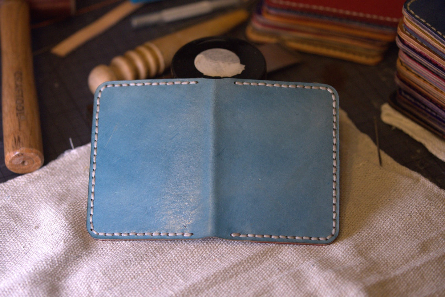 Elementary Simple - Handmade Leather Bifold Wallet