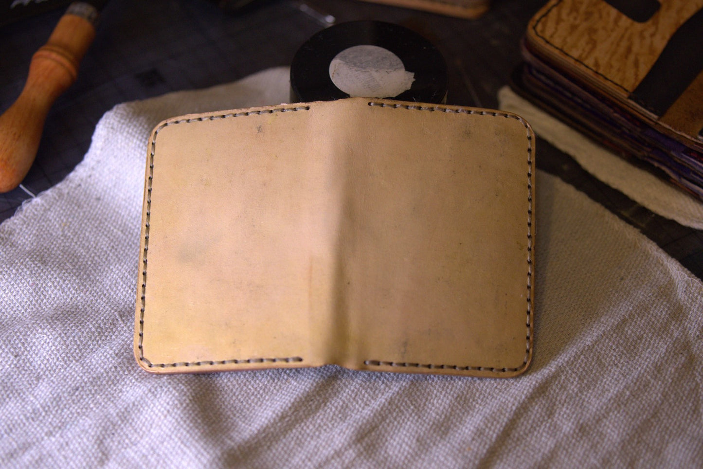 Elementary Light - Handmade Leather Bifold Wallet