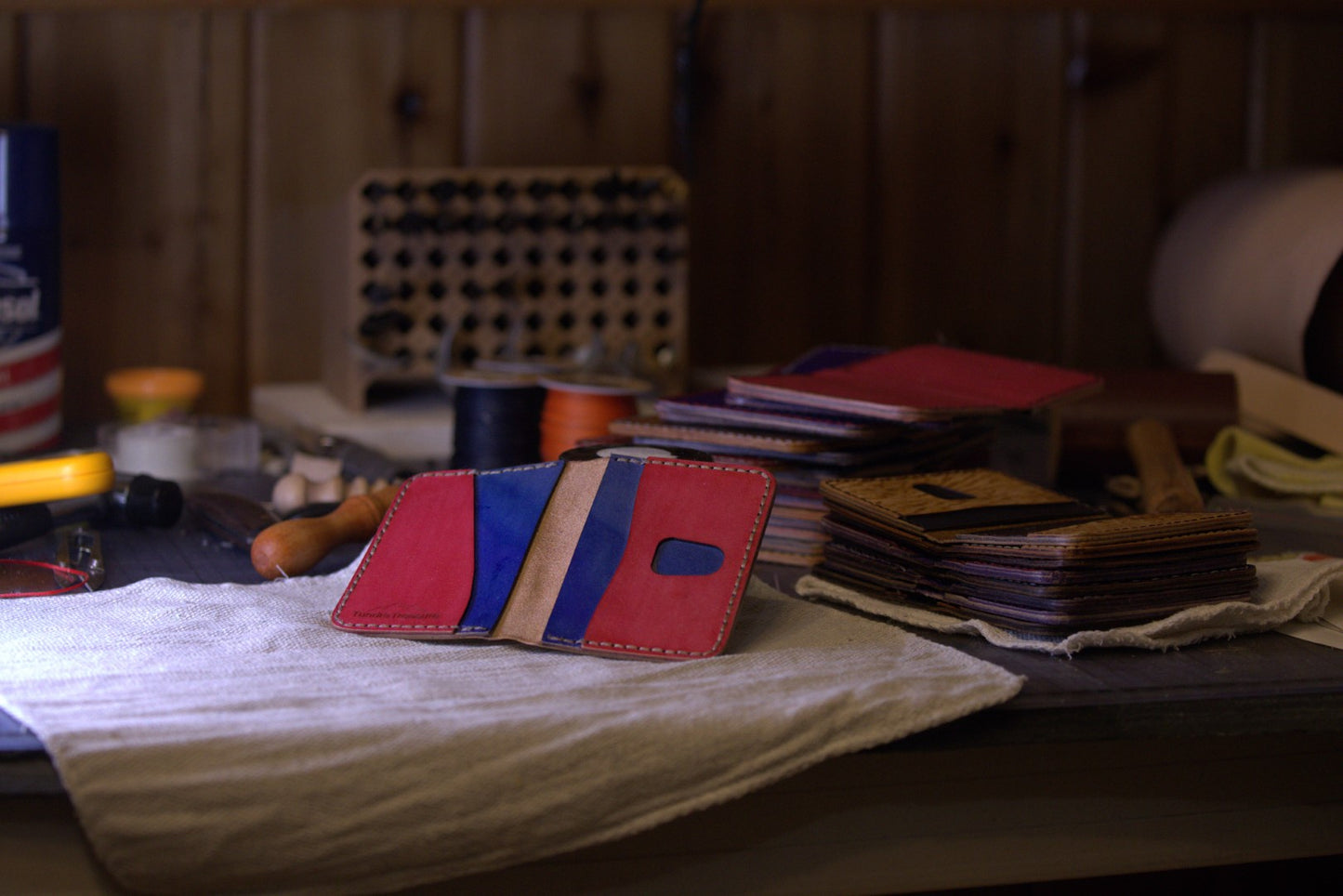 Elementary Light - Handmade Leather Bifold Wallet