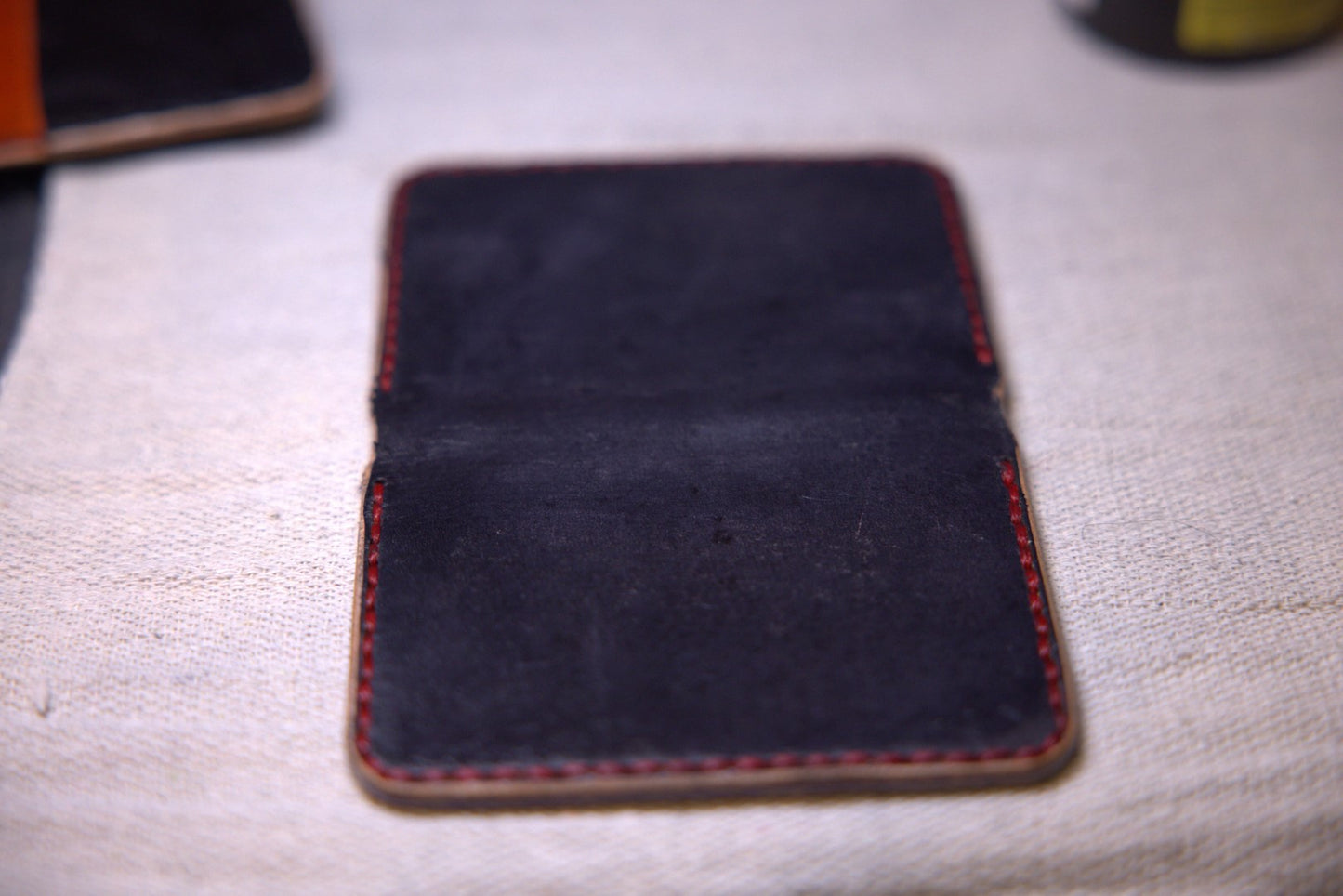 Deep Resonance - Handmade Leather Bifold Wallet