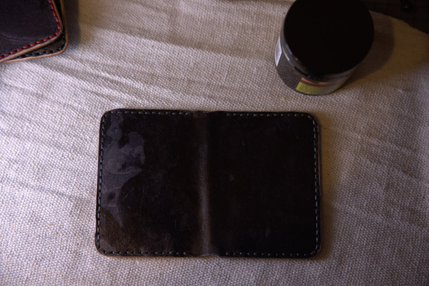 Scarred Resonance - Handmade Leather Bifold Wallet