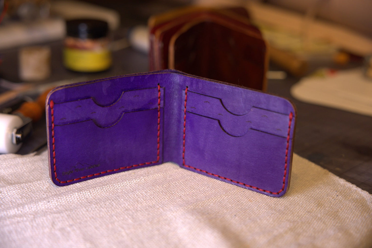 Billed Essence - Handmade Leather Bifold Wallet