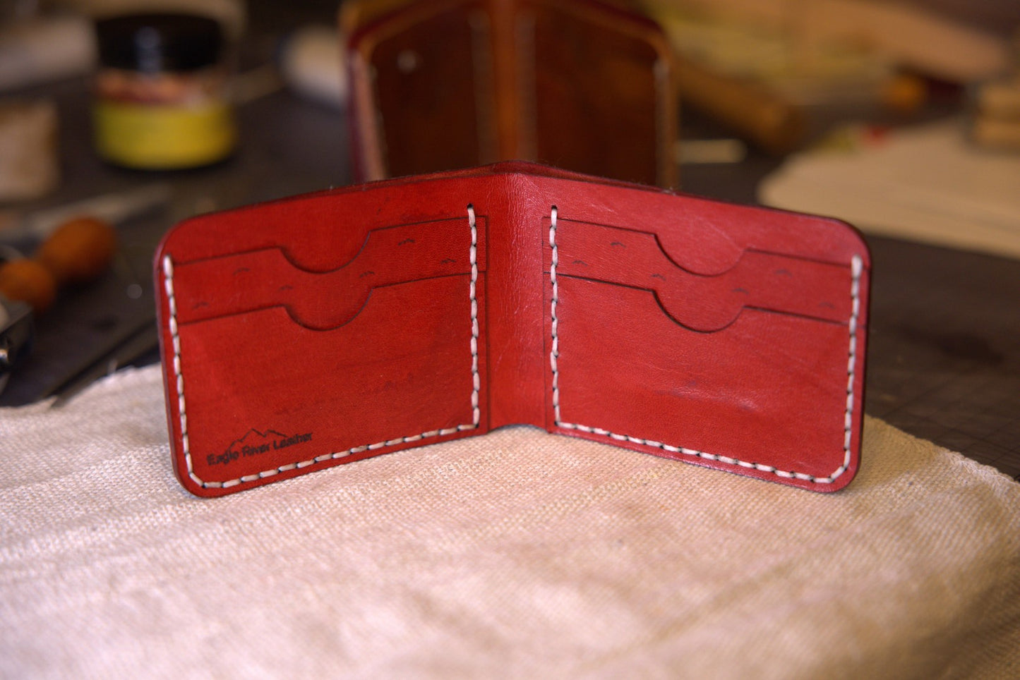 Billed Kangaroo - Handmade Leather Bifold Wallet
