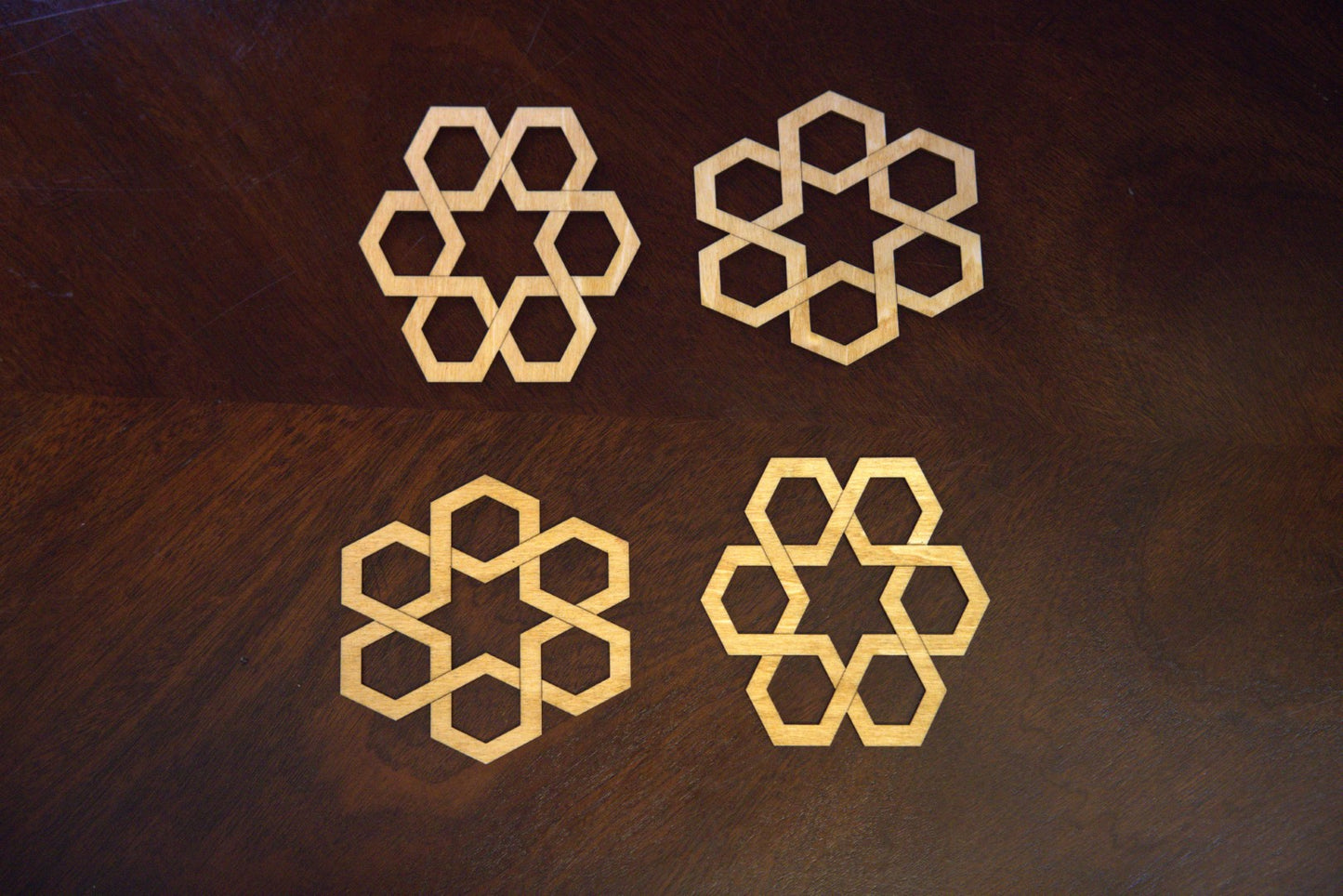 Set of 4 Knot Theory Coasters