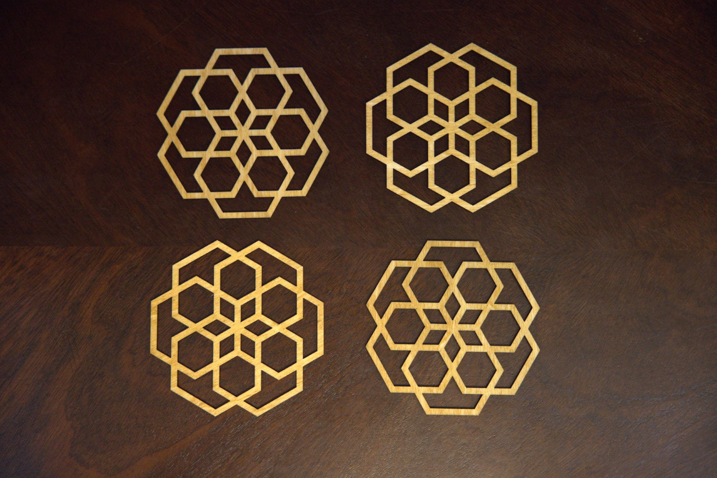 Set of 4 Entangled Coasters