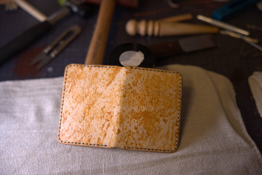 Organic Patterns - Handmade Leather Bifold Wallet