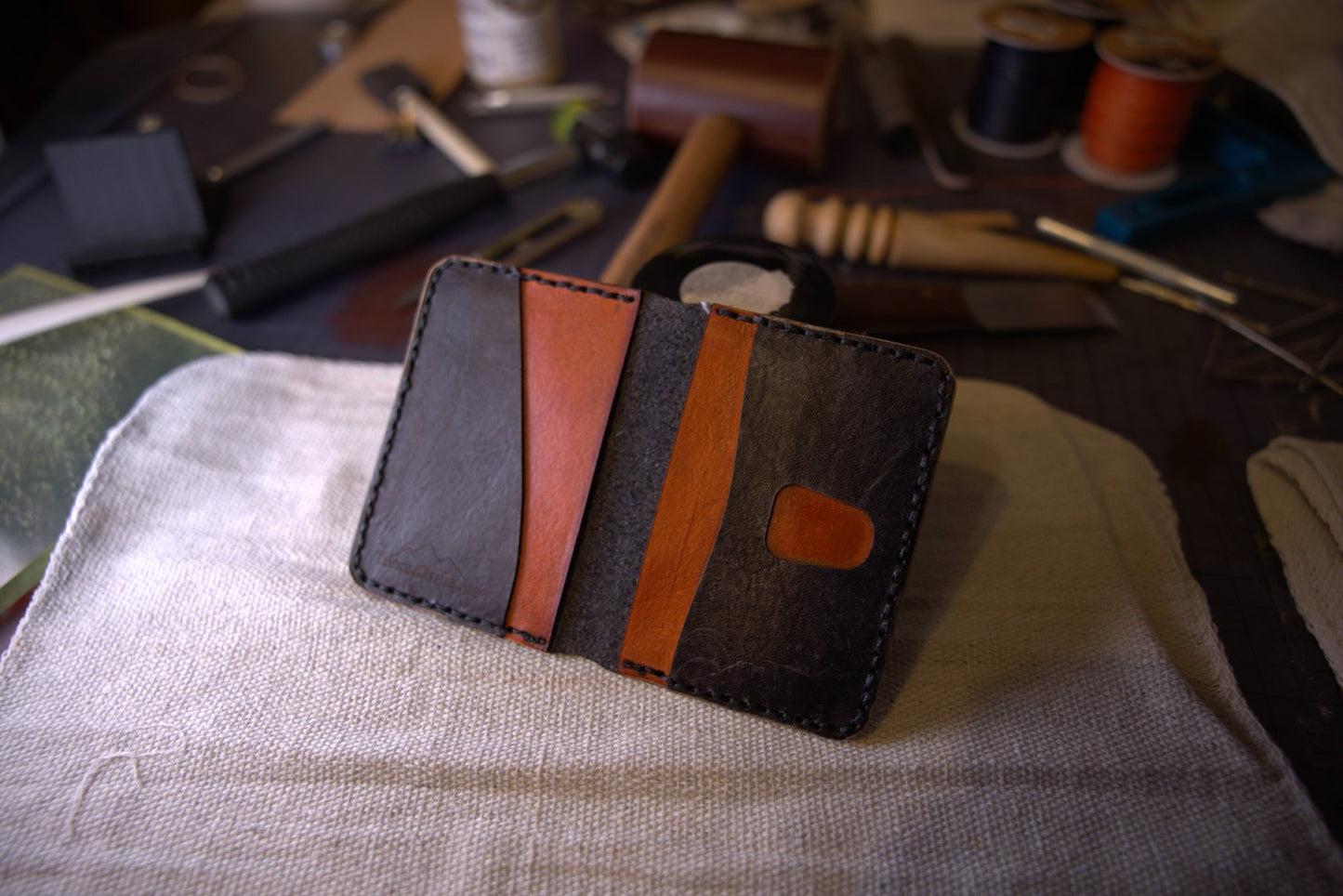 Copper Canyon - Handmade Leather Bifold Wallet