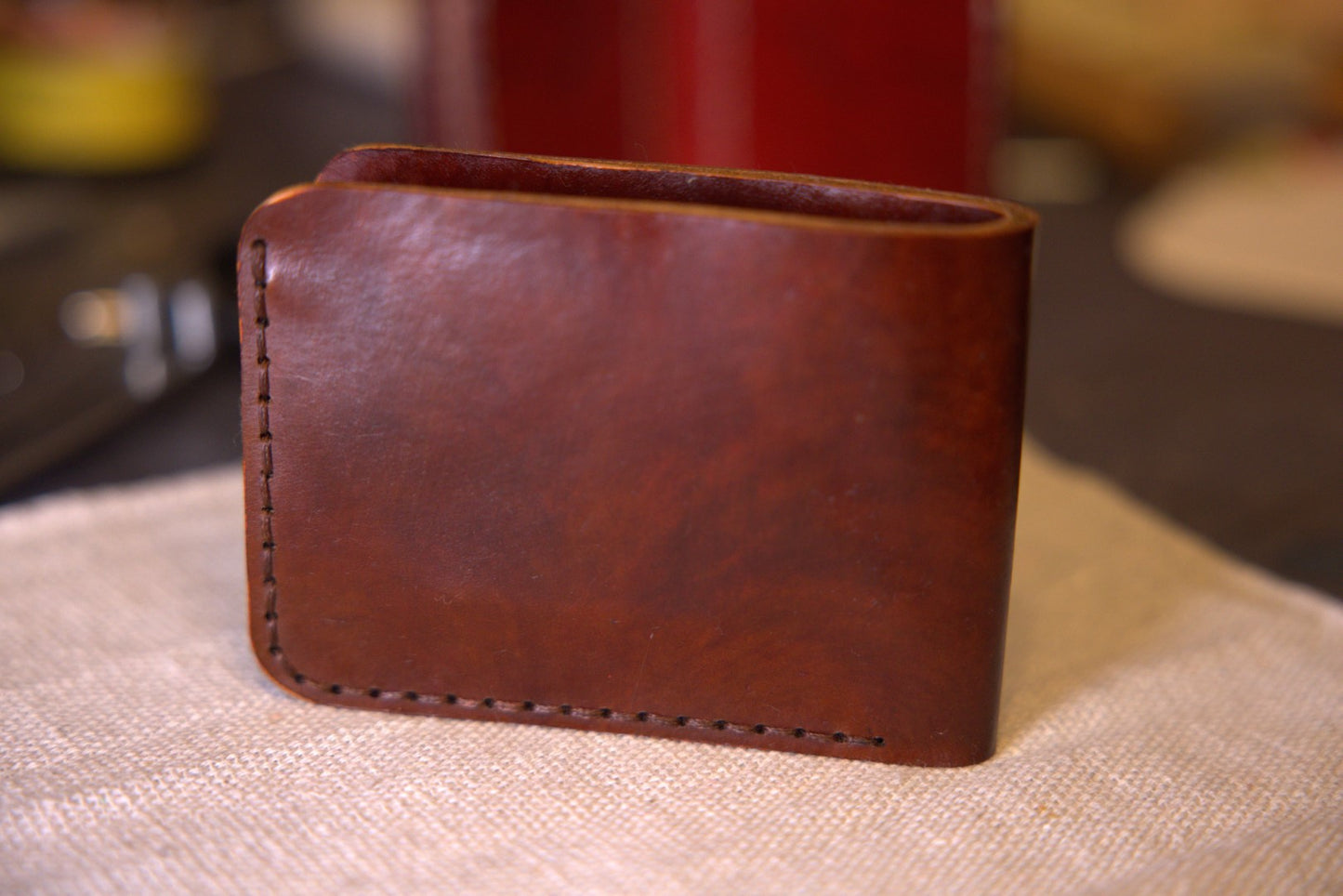 Billed Ranch - Handmade Leather Bifold Wallet