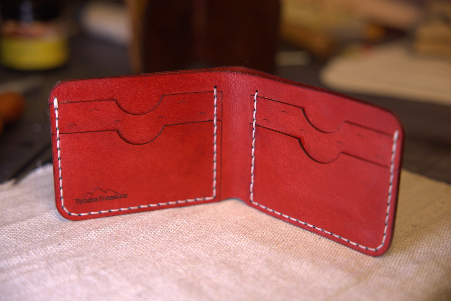 Billed Kangaroo - Handmade Leather Bifold Wallet