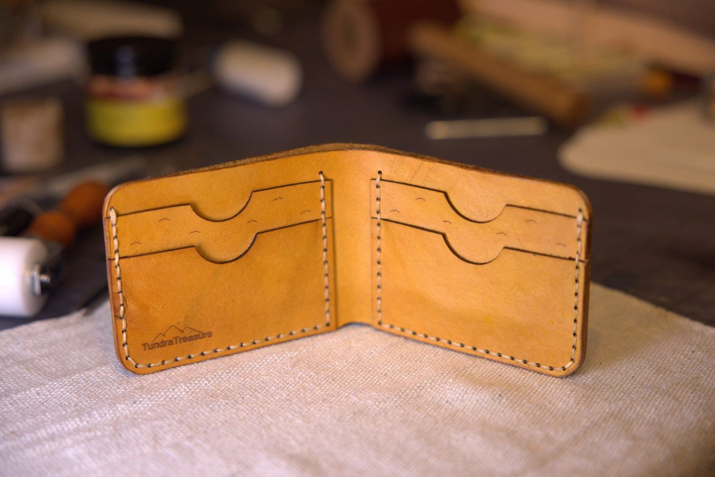 Billed Hide - Handmade Leather Bifold Wallet