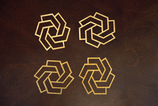 Set of 4 Orbital Decay Coasters