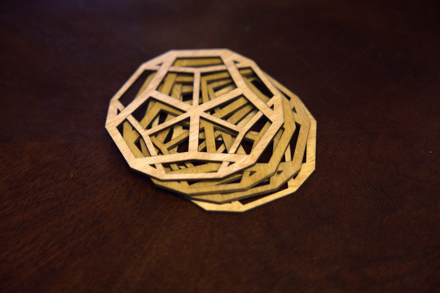 Set of 4 Tesseract Coasters