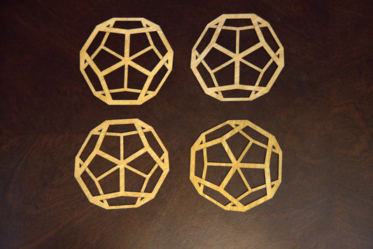 Set of 4 Tesseract Coasters